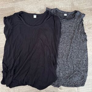 Old Navy luxe Black and Gray Tees